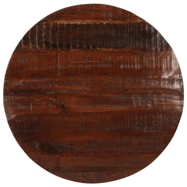 ARDEBO.de - Tischplatte Ø 70x2,5 cm Rund Altholz Massiv
