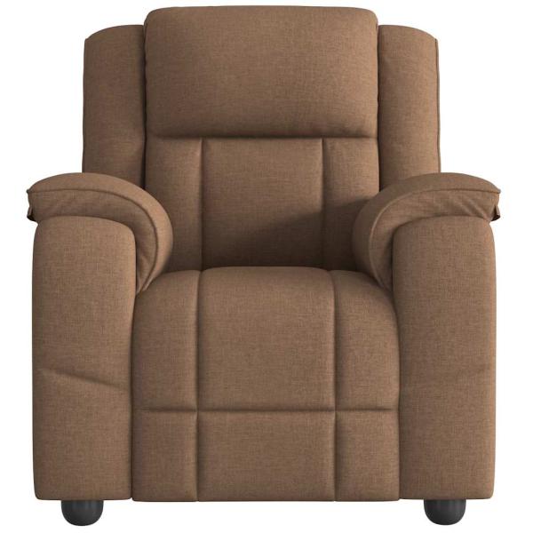 Relaxsessel Braun Stoff