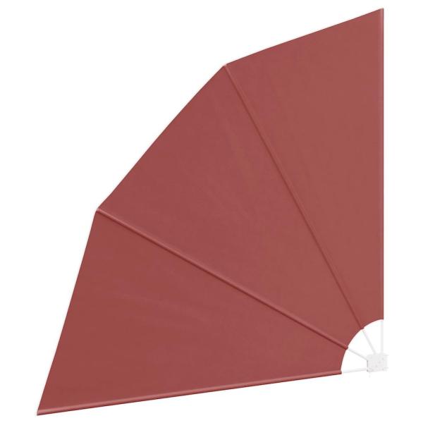 Faltbarer Balkonfächer Terracotta-Rot 210×210 cm