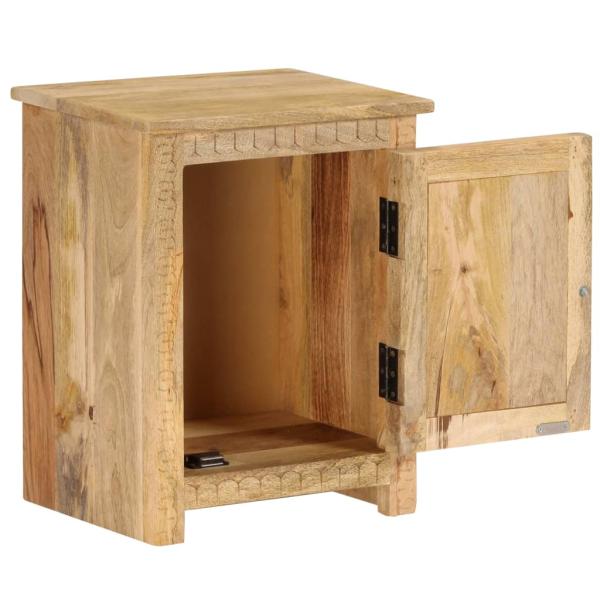 Nachttisch Massivholz Mango 40x30x50 cm