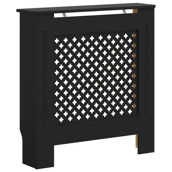 MDF Heizkörperverkleidung Schwarz 78 cm
