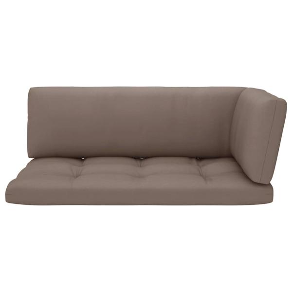 Garten-Ecksofa aus Paletten Honigbraun Kiefernholz Imprägniert
