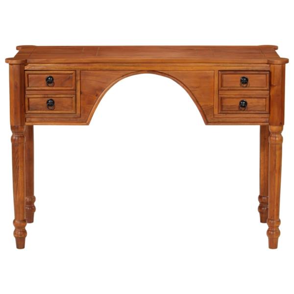 Schreibtisch mit Schubladen 110x50x76 cm Massivholz Akazie