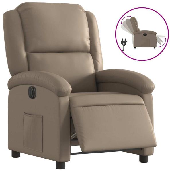Relaxsessel Elektrisch Cappuccino Kunstleder