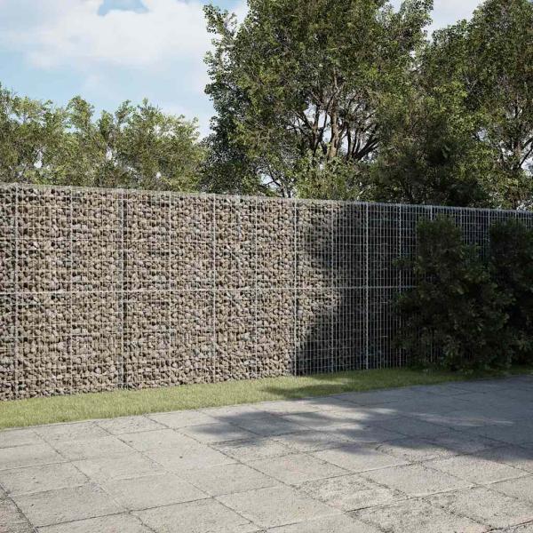 ARDEBO.de - Gabione mit Deckel 900x50x200 cm Verzinktes Eisen