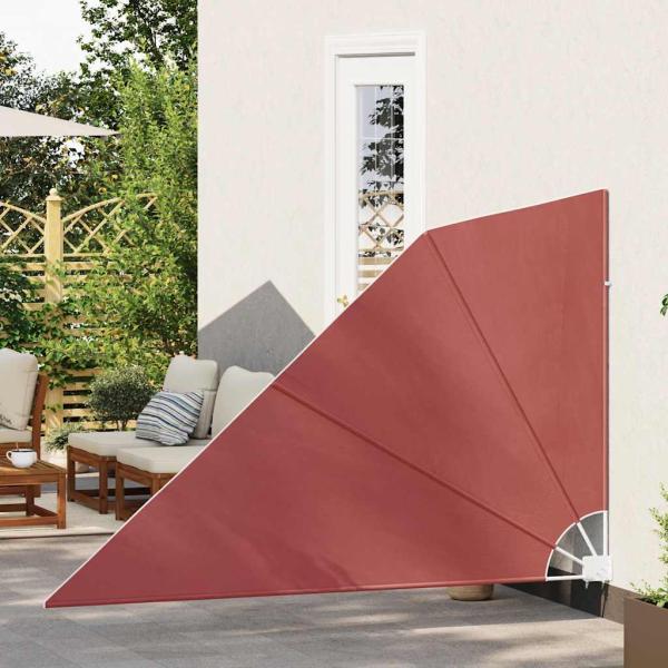 Faltbarer Balkonfächer Terracotta-Rot 160×240 cm