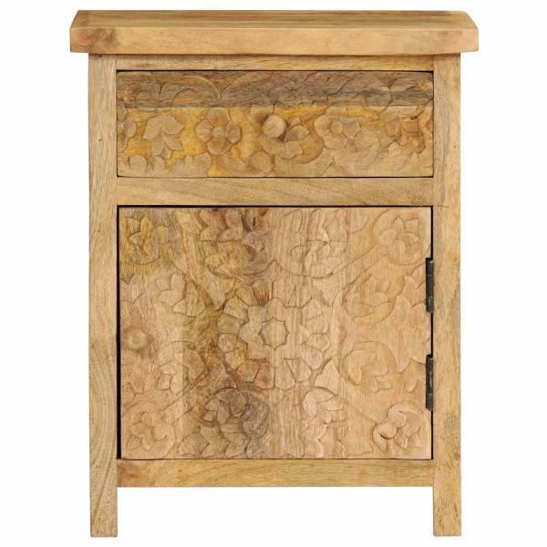 Nachttisch Massivholz Mango 40x30x50 cm