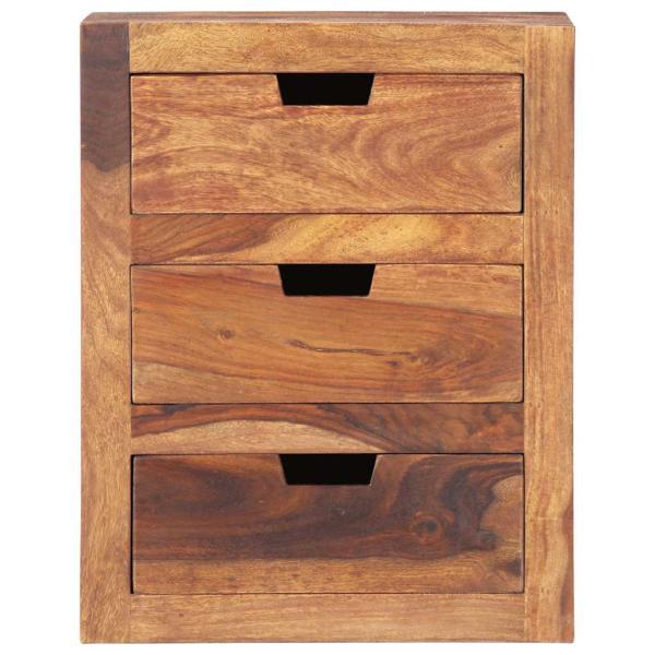 Nachttisch 40x30x50 cm Massivholz Akazie Mango