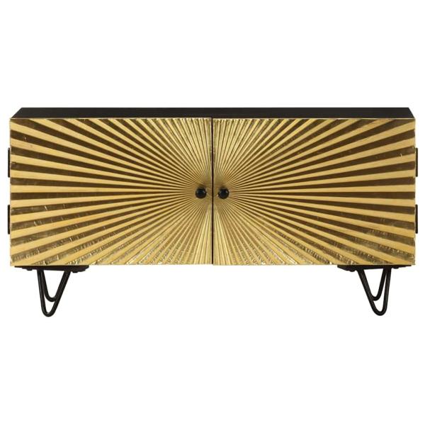 TV-Schrank 90x30x45 cm Mango Massivholz
