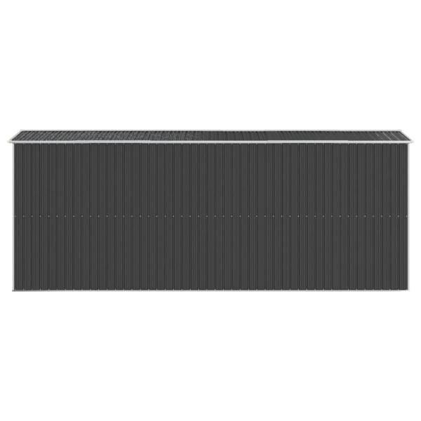 Geräteschuppen Anthrazit 192x523x223 cm Verzinkter Stahl