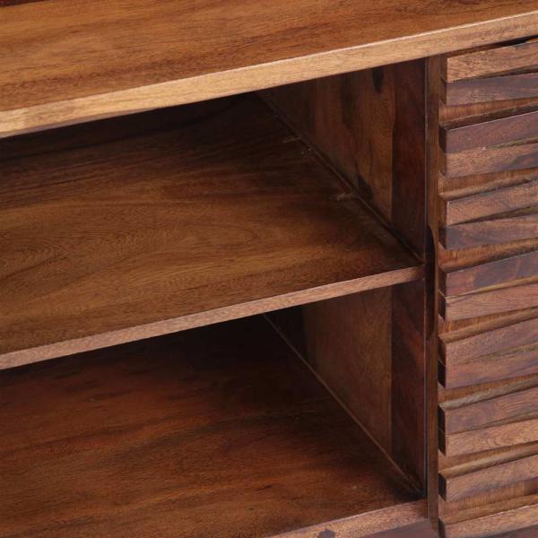 TV-Schrank 120x30x40 cm Massivholz Akazie