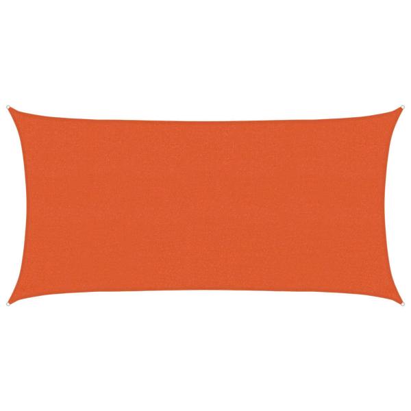 Sonnensegel 160 g/m² Orange 2x3,5 m HDPE