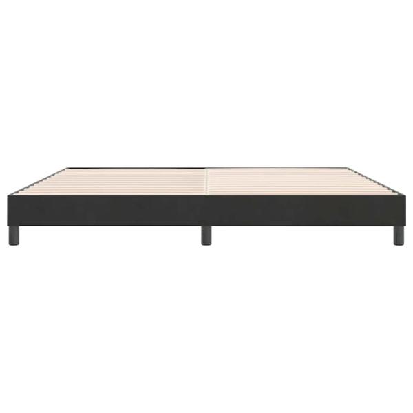 Boxspringbett ohne Matratze Schwarz 180x220 cm Samt
