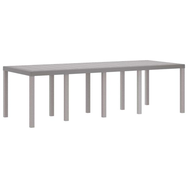Garten Essgruppe 9 stk. Weiß Polypropylen