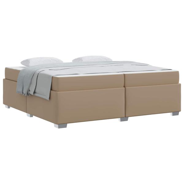Bettrahmen Cappuccino 200 x 200 cm Stoff