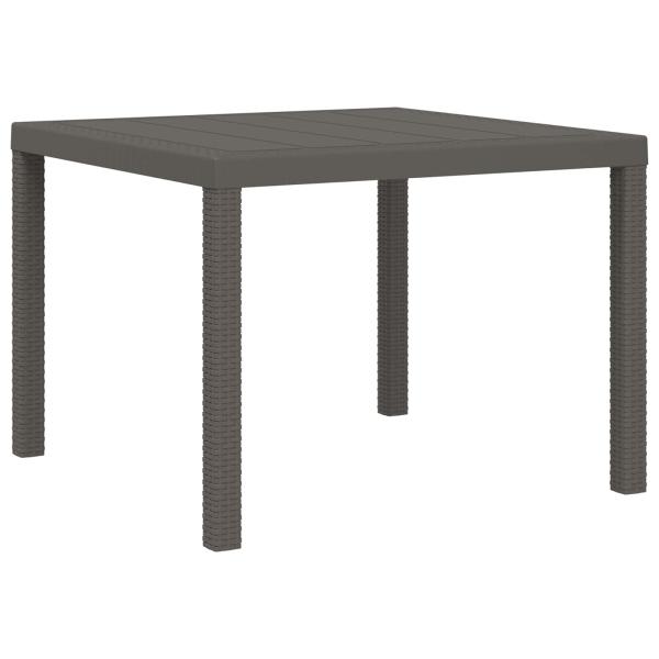 Garten Essgruppe 3 stk. Hellgrau und Creme PP