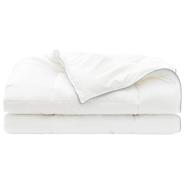 Bettdecke TRIER 137x200 cm Sommer 140 GSM Weiß Hypoallergen