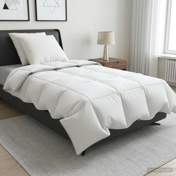 ARDEBO.de - Gänsedaunen-Bettdecken-Set 90% FULDA 3 stk. 135 x 220 cm Sommer