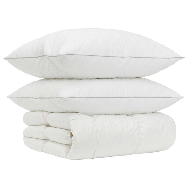 Gänsedaunen-Bettdecken-Set 90% FULDA 3 stk. 200 x 220 cm Winter