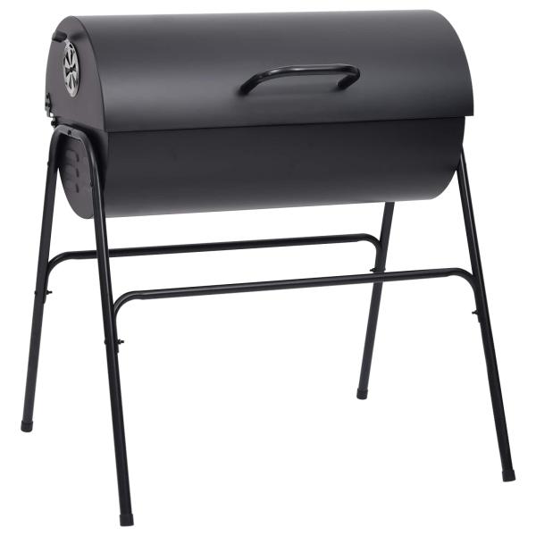 Fassgrill mit 2 Kochrosten 3 stk. 80 x 73 x 90 cm Metall