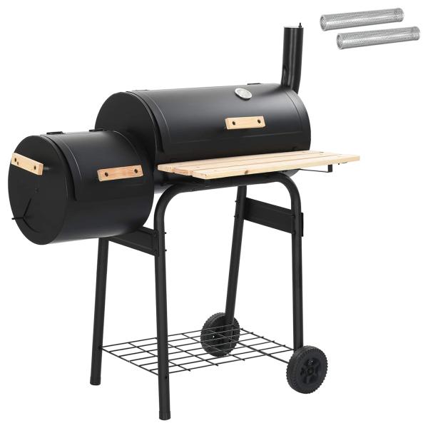 Outdoor Grill 103 x 60 x 113 cm Stahl Schwarz