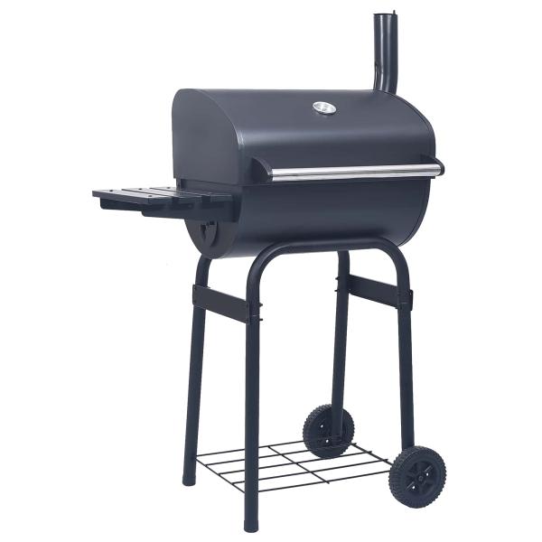 Holzkohlegrill 75 x 48 x 120 cm Silber
