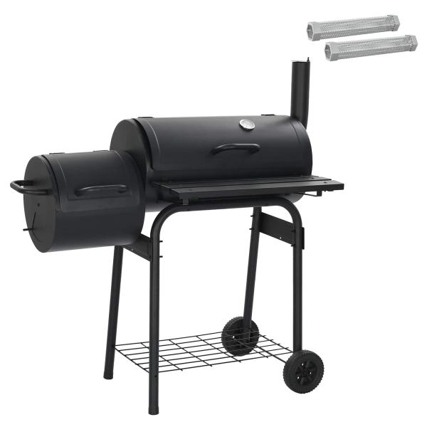 Outdoor Grill 103 x 60 x 113 cm Stahl Schwarz