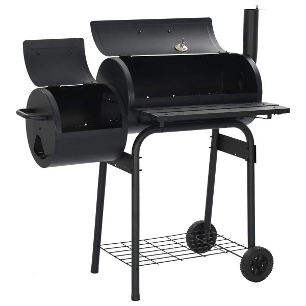 Outdoor Grill 103 x 60 x 113 cm Stahl Schwarz