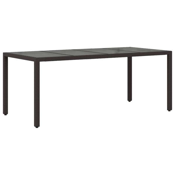 Outdoor-Essgruppe 9 stk. Schwarz Poly-Rattan
