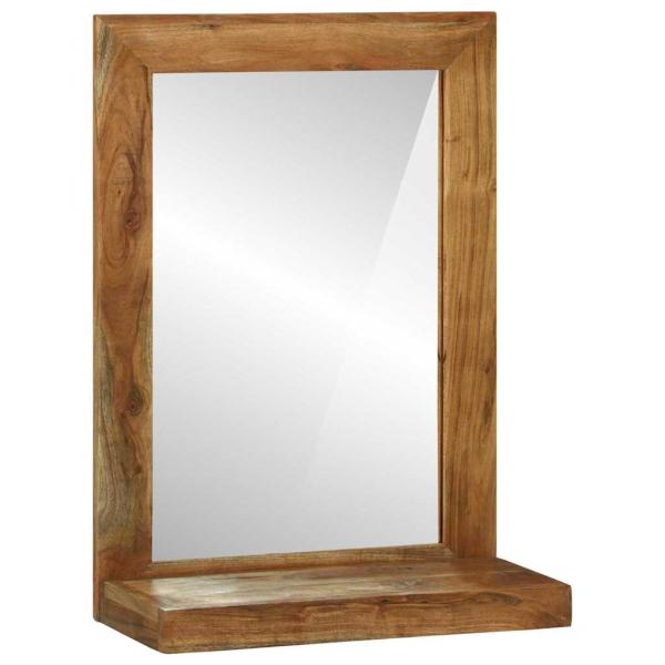 ARDEBO.de - Badezimmer Spiegel Braun 50 x 22 x 70 cm Massivholz Akazie
