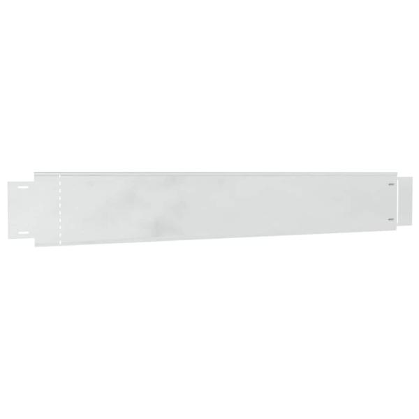 Rasenzaun 100 x 14 x 0.07 cm Galvanisiertes Stahl