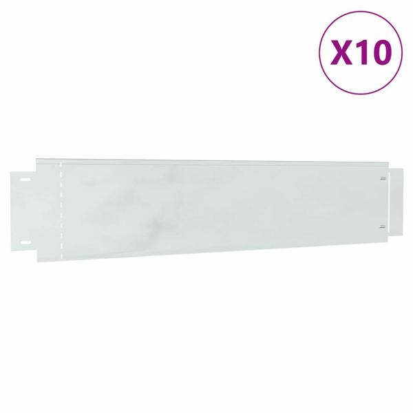 Rasenzaun 100 x 20 x 0,07 cm Galvanisiertes Stahl