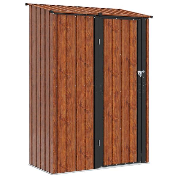 Gartenhütten Braun 140,5 x 74 x 200 cm Metall