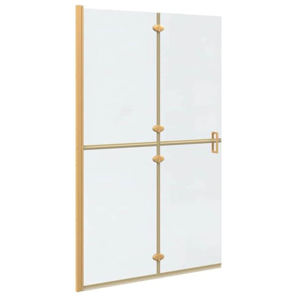 Walk-In Duschwand Gold 120 x 6,5 x 190 cm