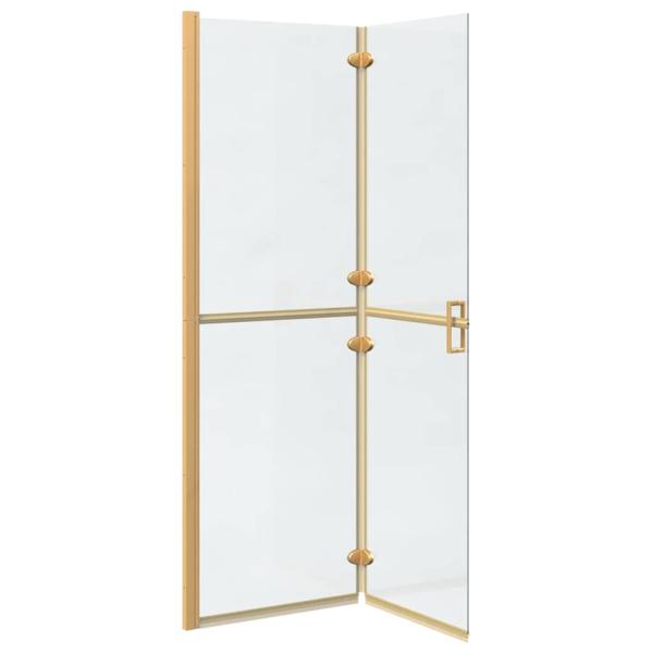 Walk-In Duschwand Gold 120 x 6,5 x 190 cm