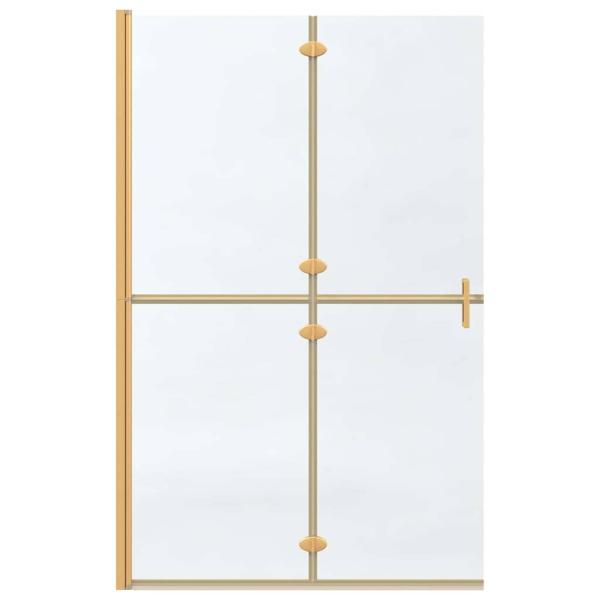 Walk-In Duschwand Gold 120 x 6,5 x 190 cm