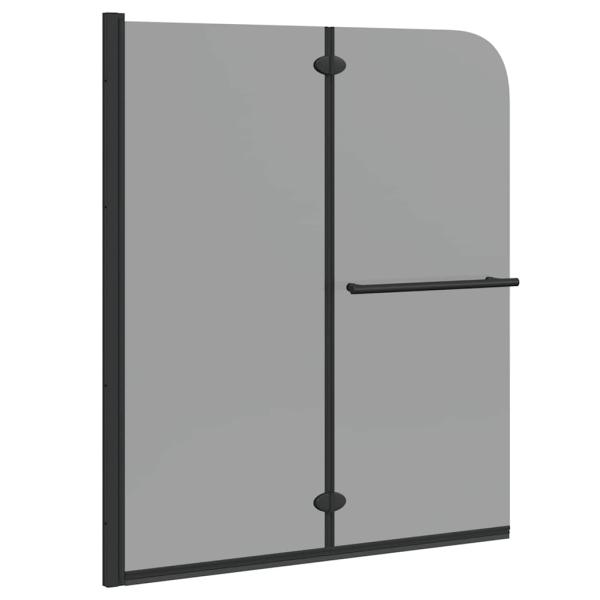Duschabtrennung Dunkel transparent 120 x 140 cm