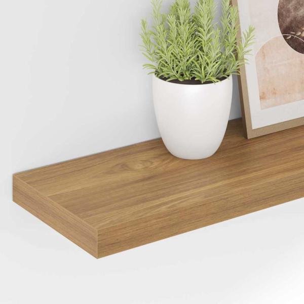 Wandregal 4 stk. Braun 60 x 23,5 x 3,8 cm Holzwerkstoff