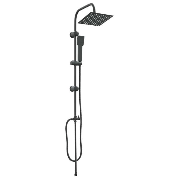 Duschsystem Schwarz 47 x 20 x 95 cm Edelstahl