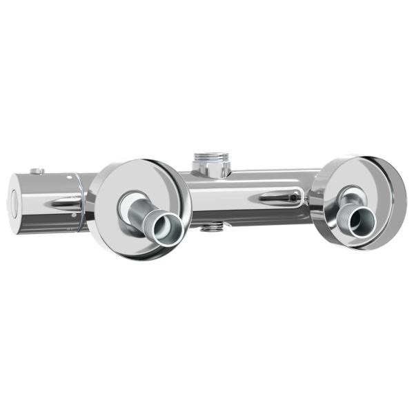 Thermostatischer Duschmischer Edelstahl 201 27 x 8 x 6 cm