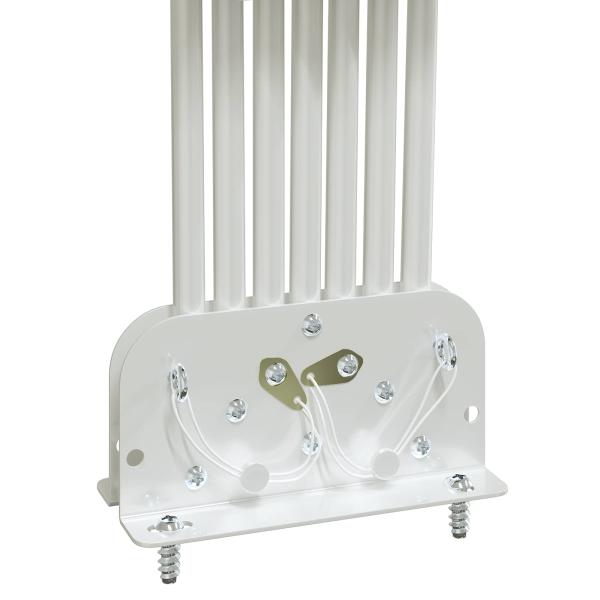 Balkon Sichtschutz Ø 320 cm Polyester Braun