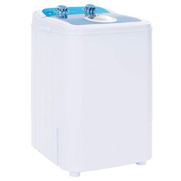 Mini-Waschmaschine mit Einzelwanne 4,6 kg Blau und Weiß