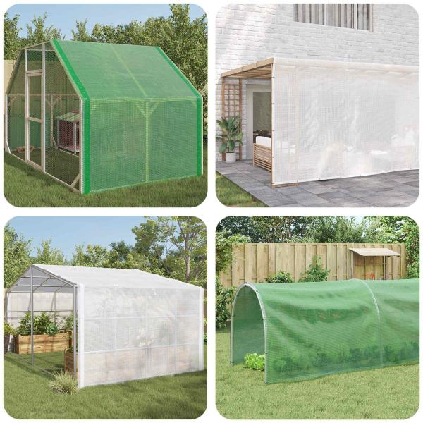 ARDEBO.de - Plane mit Ösen Grün 6 x 10 m 140 gsm PE