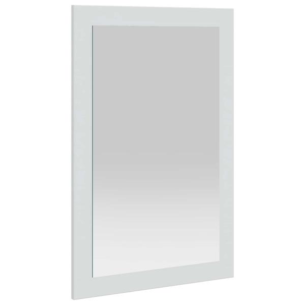 Spiegel FAUSKE Weiß 43 x 3,5 x 77 cm Rechtwinklig