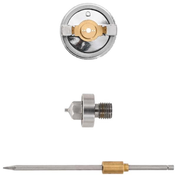 HVLP Spritzpistole Düse 0,8 mm Düse Silber Edelstahl