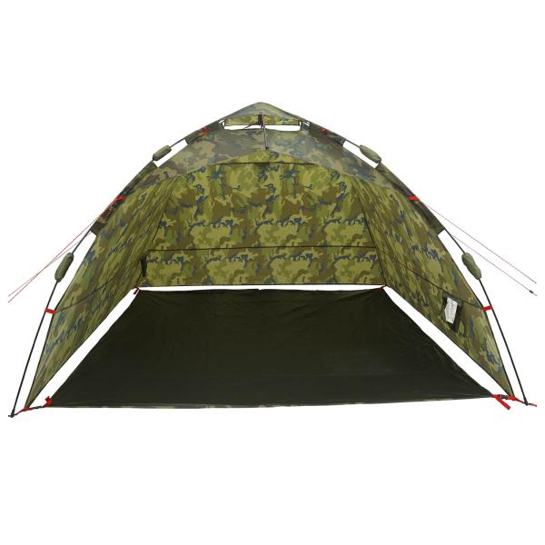 Angelzelt mit Schnellverschluss 4 Personen Helles Camouflage