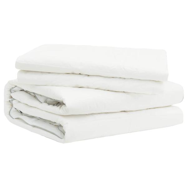 Bettdecke TRIER 240x260cm 4 Jahreszeiten 140+220GSM Weiß