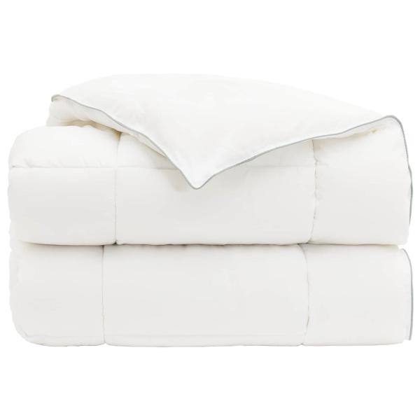 Bettdecke 220x260 cm Winter 450 GSM Australische Wolle Weiß