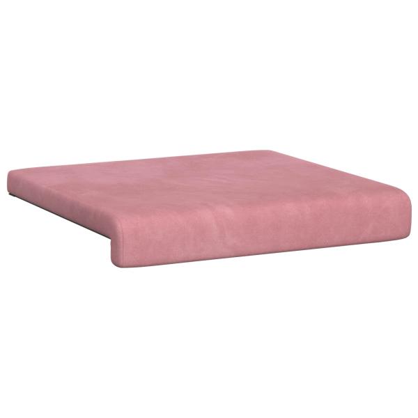 Bankkissen 4 stk. Samt Rosa Tiefe 35 cm