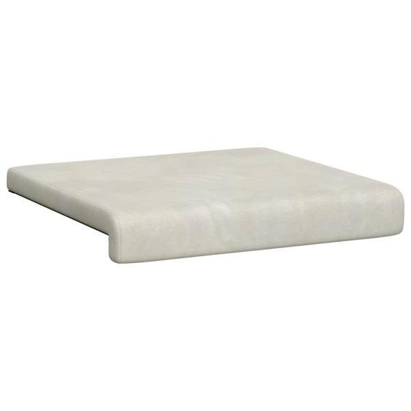 Bankkissen 4 stk. Samt Creme Tiefe 35 cm